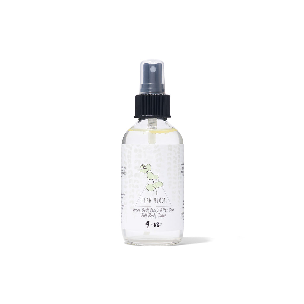 Hera Bloom Body Mist, Toner Inner Goddess Organic After Sun Spray and Toner