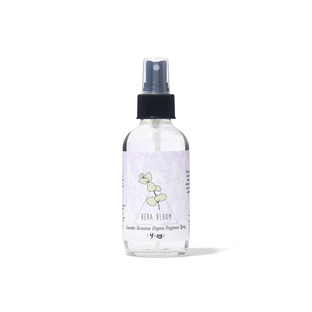 Hera Bloom Fragrance Spray Lavender Geranium Organic Spray
